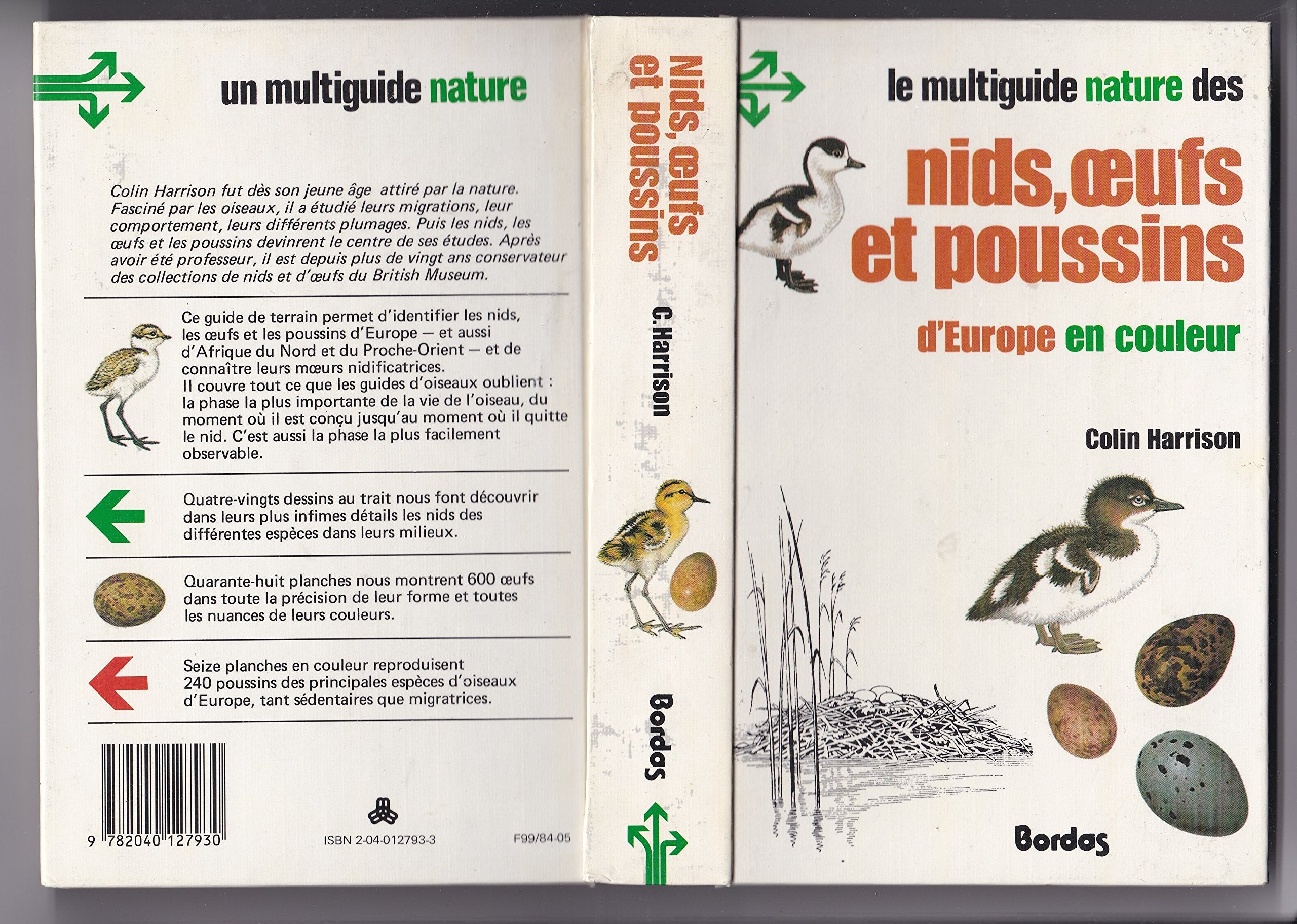 Les Nids, les oeufs et les poussins d'Europe en couleurs Books