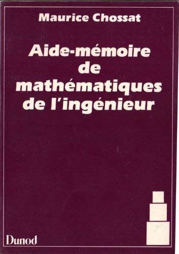 Aide-Memoire De Mathematiques De L'Ingenieur Books