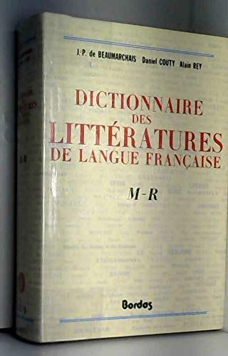 DICT.LITT.LGUE FRSE 3 (Ancienne Edition) book