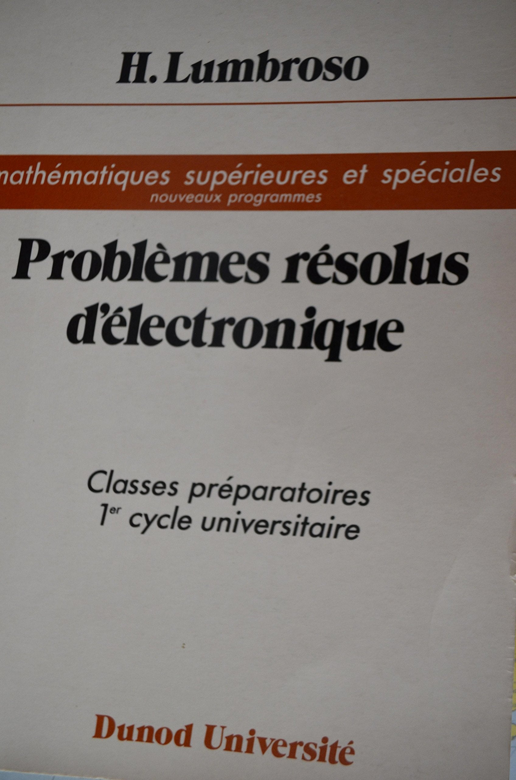 Problèmes résolus d'électronique Books