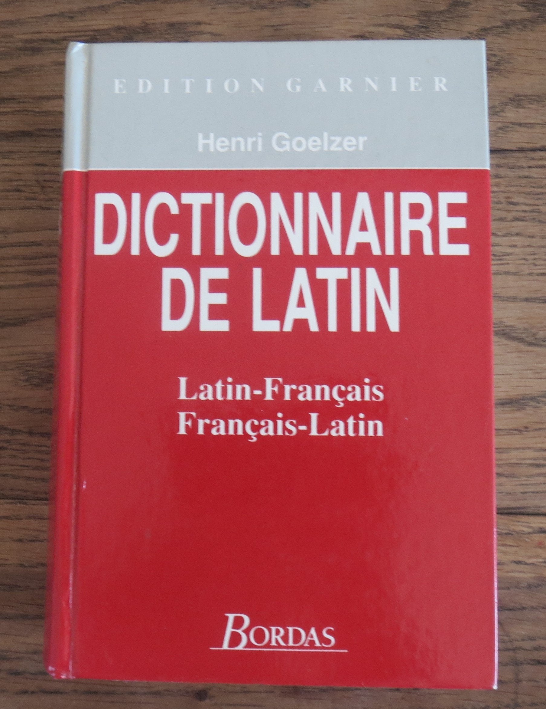 Dictionnaire français/latin - latin/français book