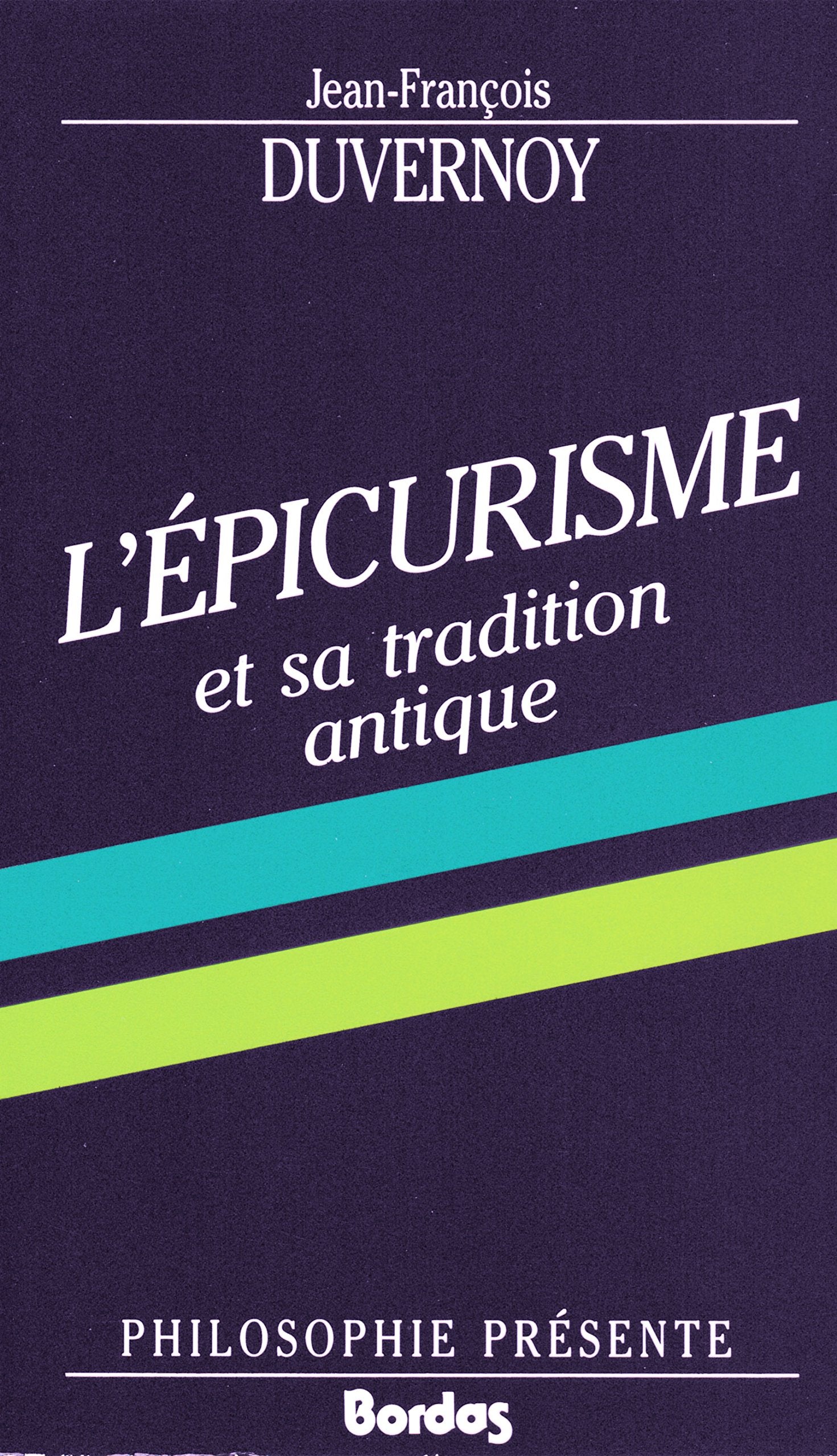 DUVERNOY/EPICUR.TRAD.ANT (Ancienne Edition) book