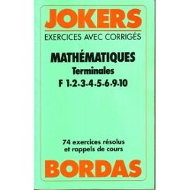Mathématiques, terminales F1, 2, 3, 4, 5, 6, 9, 10 book