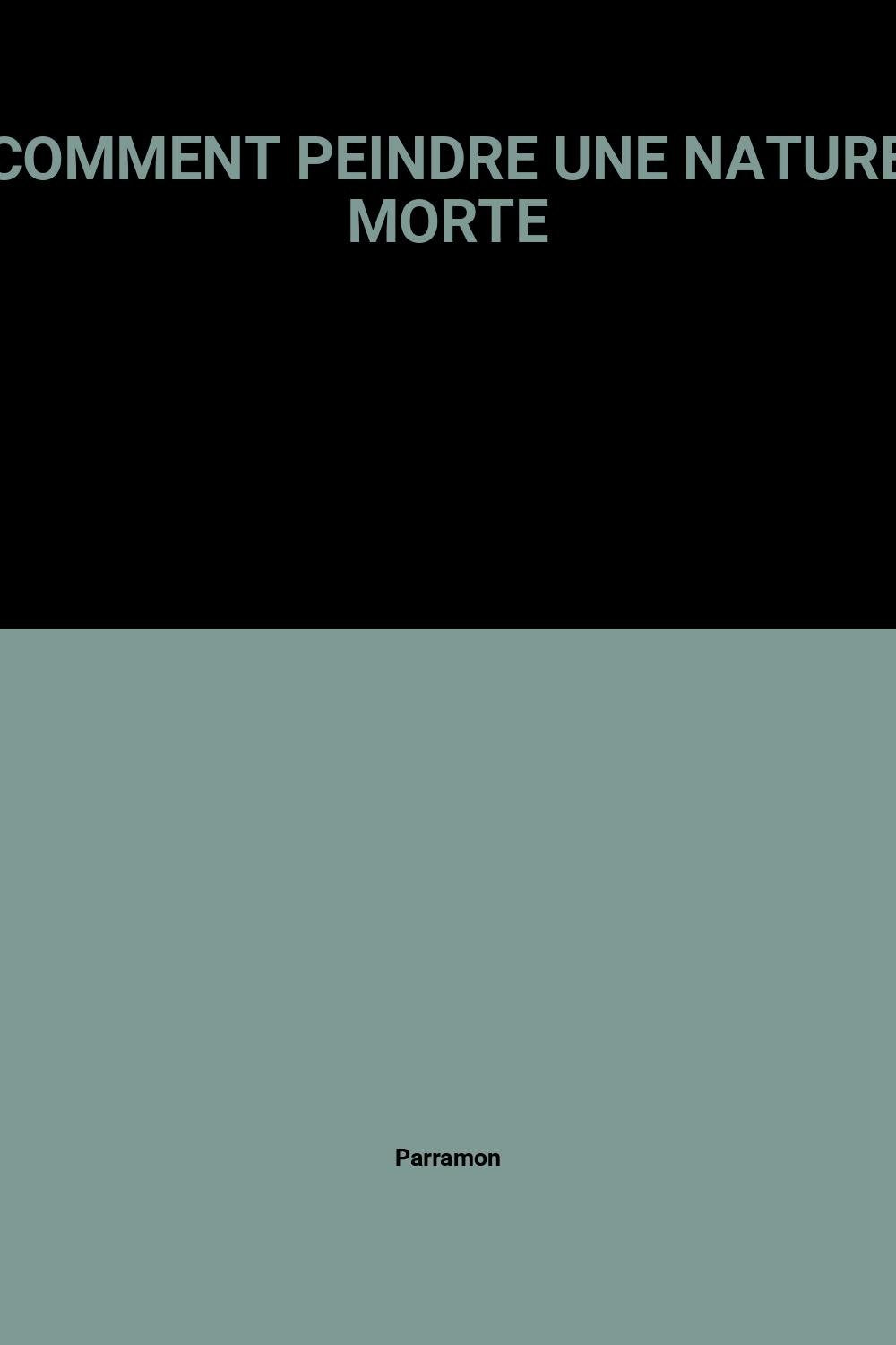 Product Image: Comment peindre une nature morte