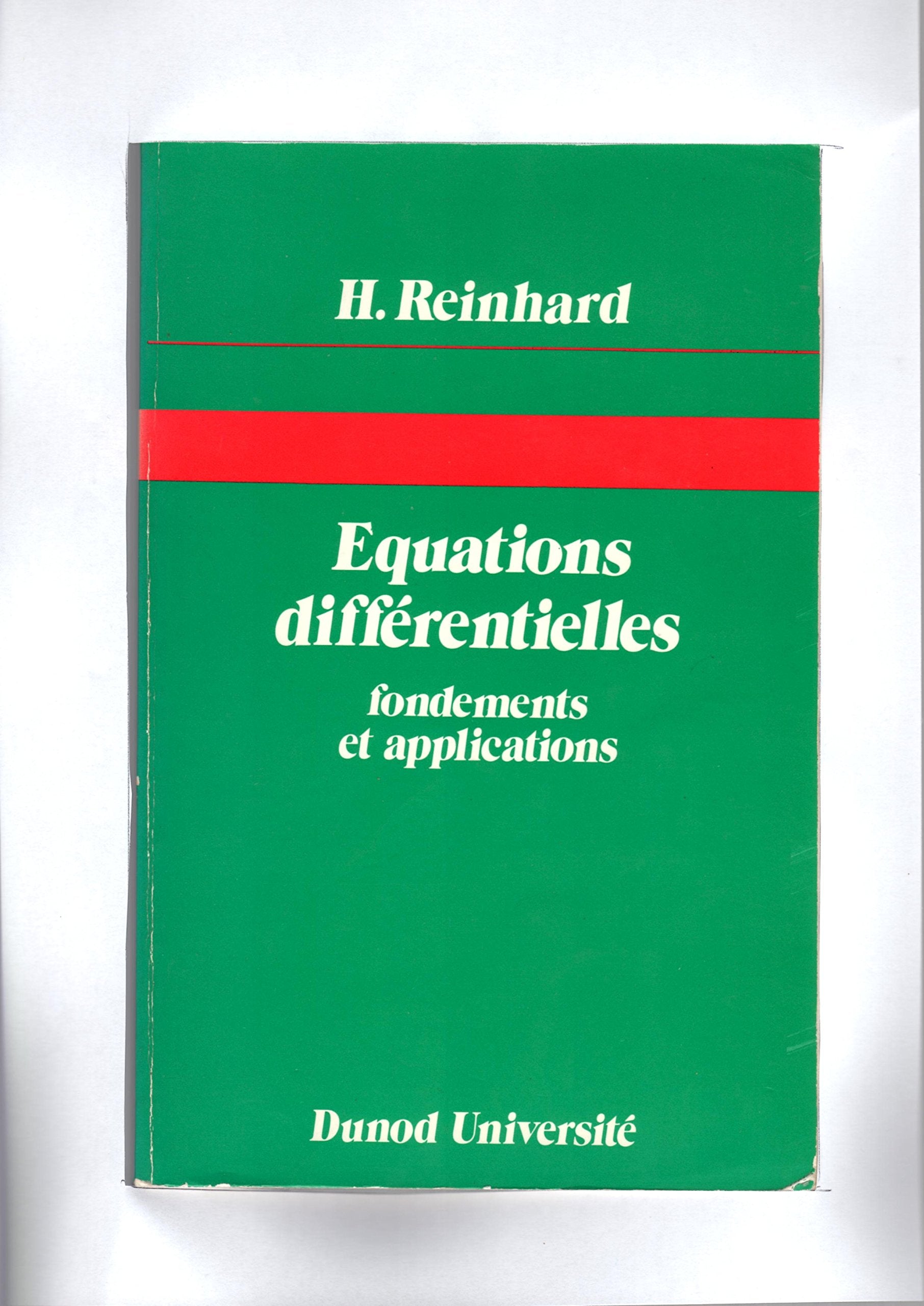 Equations différentielles: Fondements et applications Books