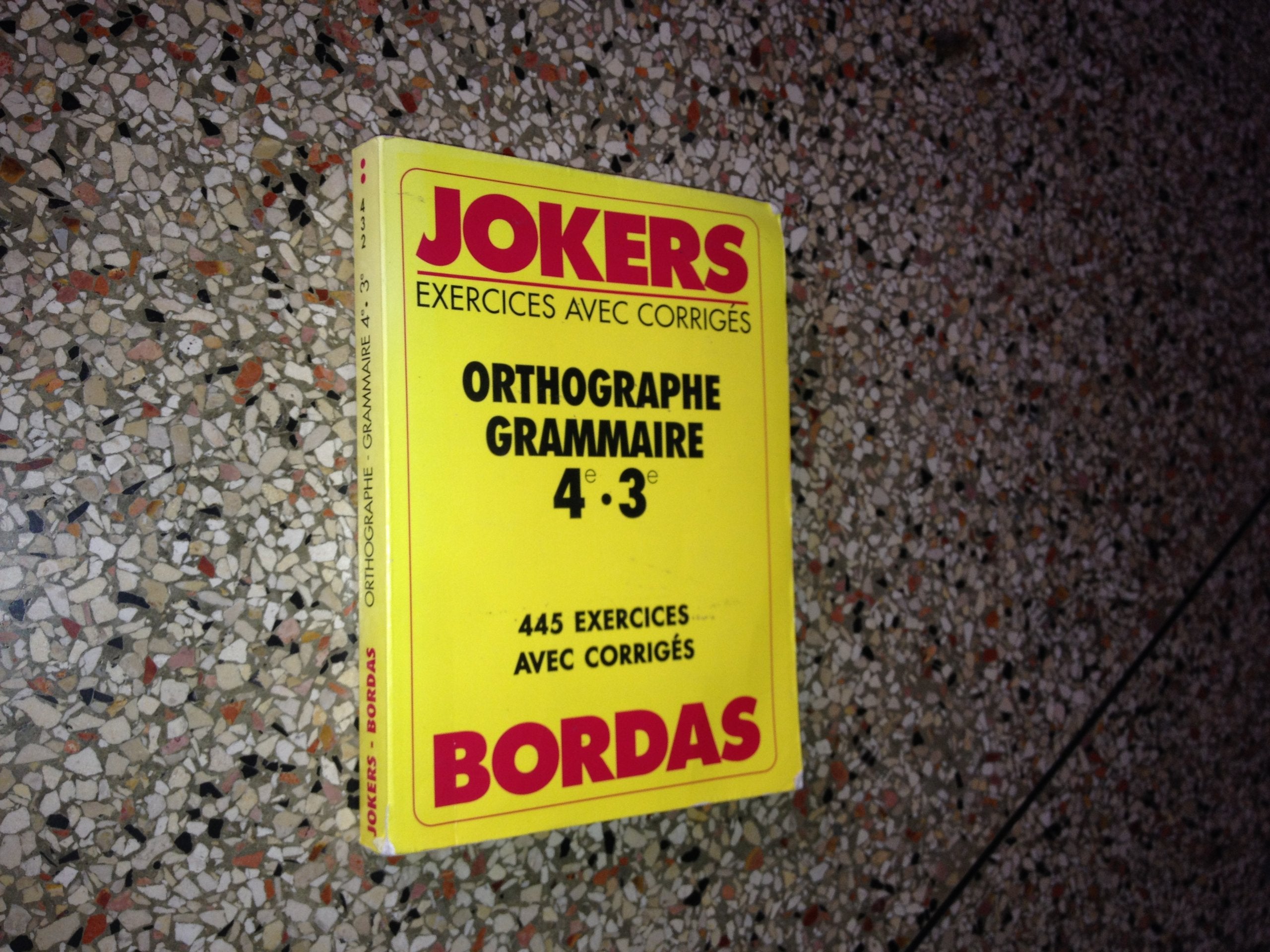 JOKE.432 ORTH.GRAM.4/3 (Ancienne Edition) book
