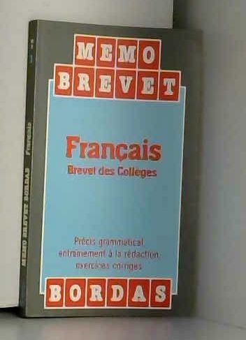 MEMO BREV/1 FRANCAIS (Ancienne Edition) book