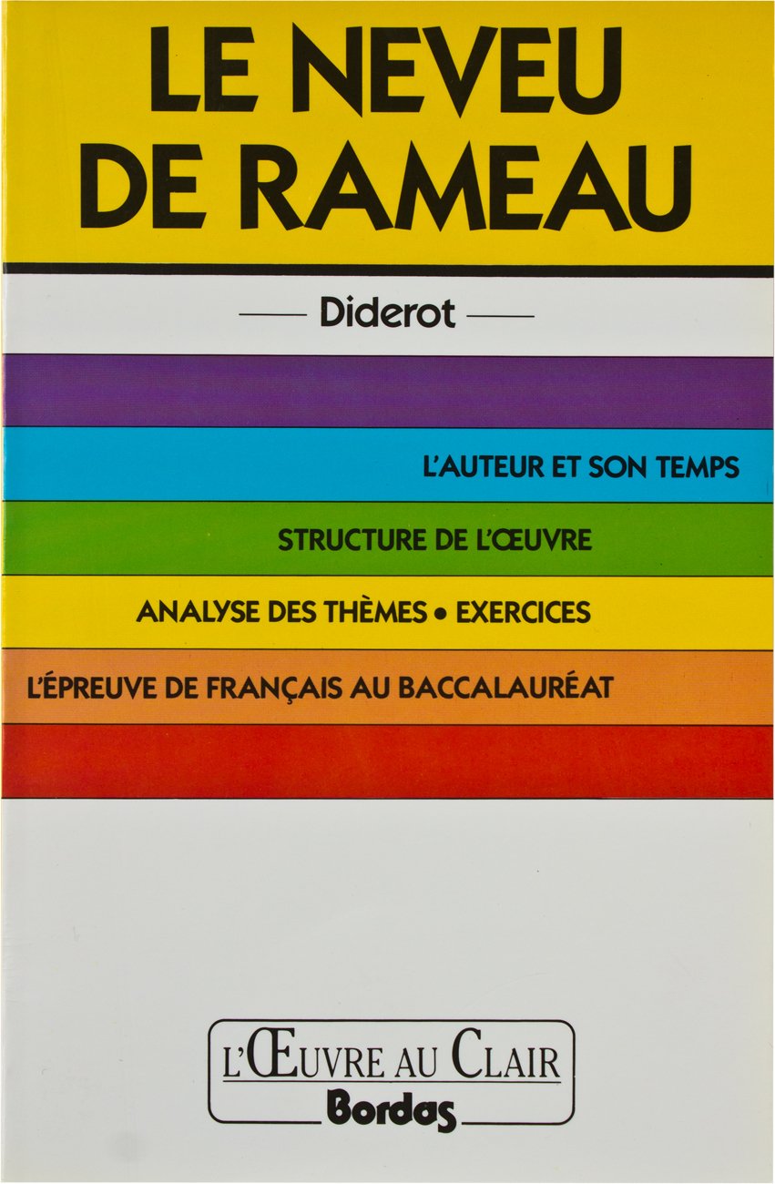 Le neveu de Rameau, Diderot Books