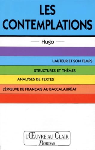 Hugo: Les Contemplations (L'Oeuvre Au Clair) Learning & Reference