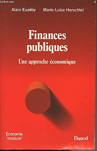 Finances Publiques: Une Approche Economique Books