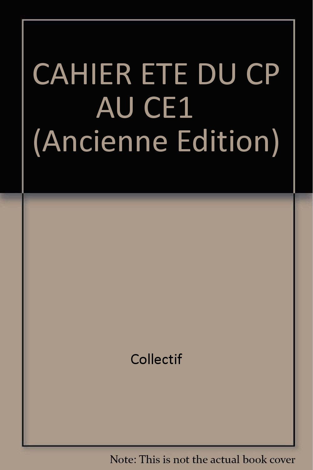 Cahiers D'Ete Bordas Du Cp Au Ce1 Books