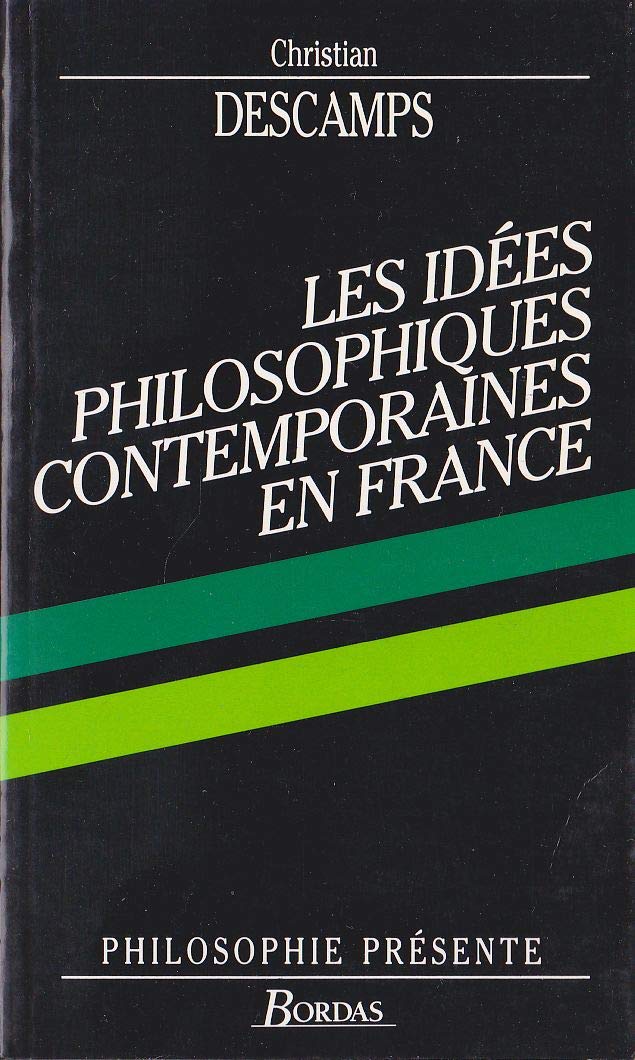 DESCAMPS/IDEES PHILO. NP (Ancienne Edition) book