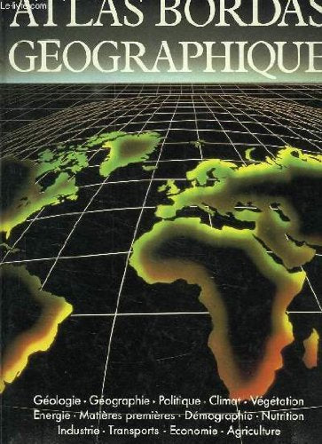 Atlas Bordas Geographique Books