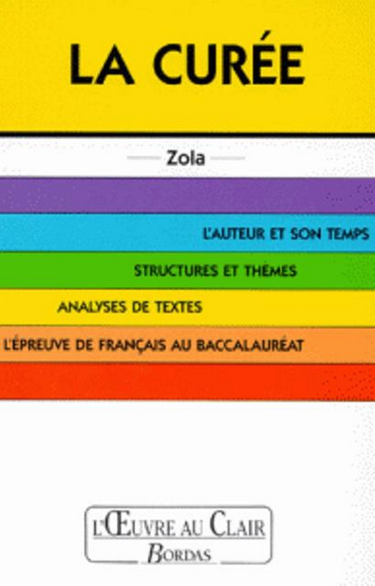 O.CL/ZOLA LA CUREE (Ancienne Edition) book