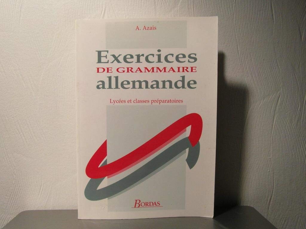 EXER GRAMM ALPHA ALLEMAND (Ancienne Edition) book