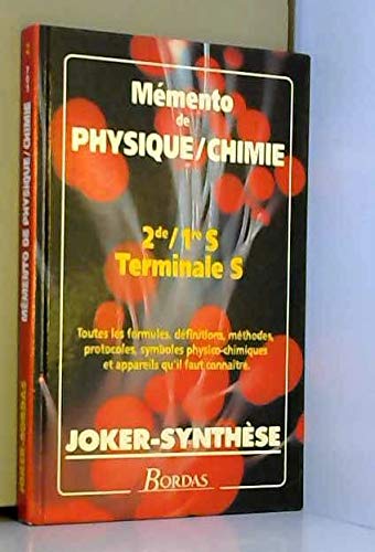 Mémento de physique-chimie : 2e, 1re, terminales Books