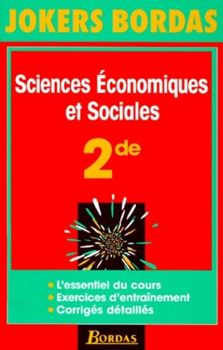 Sciences économiques et sociales, 2de Books