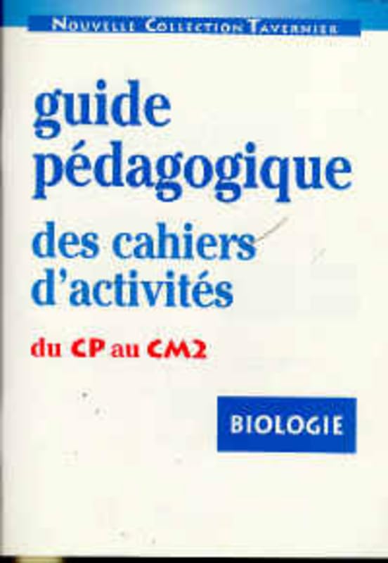 CAHIER BIOLOGIE CP AU CM2 PROF book