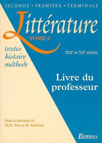 Littérature, tome 2. XIXe et XXe siècle book