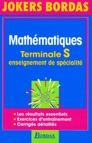 Mathématiques terminale S Jockers Bordas: Enseignement de spécialité Books