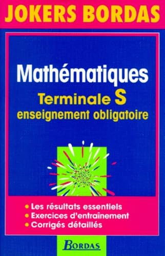 JOKE.001 MATHS TERM. S OBLIGATOIRE (Ancienne Edition) book