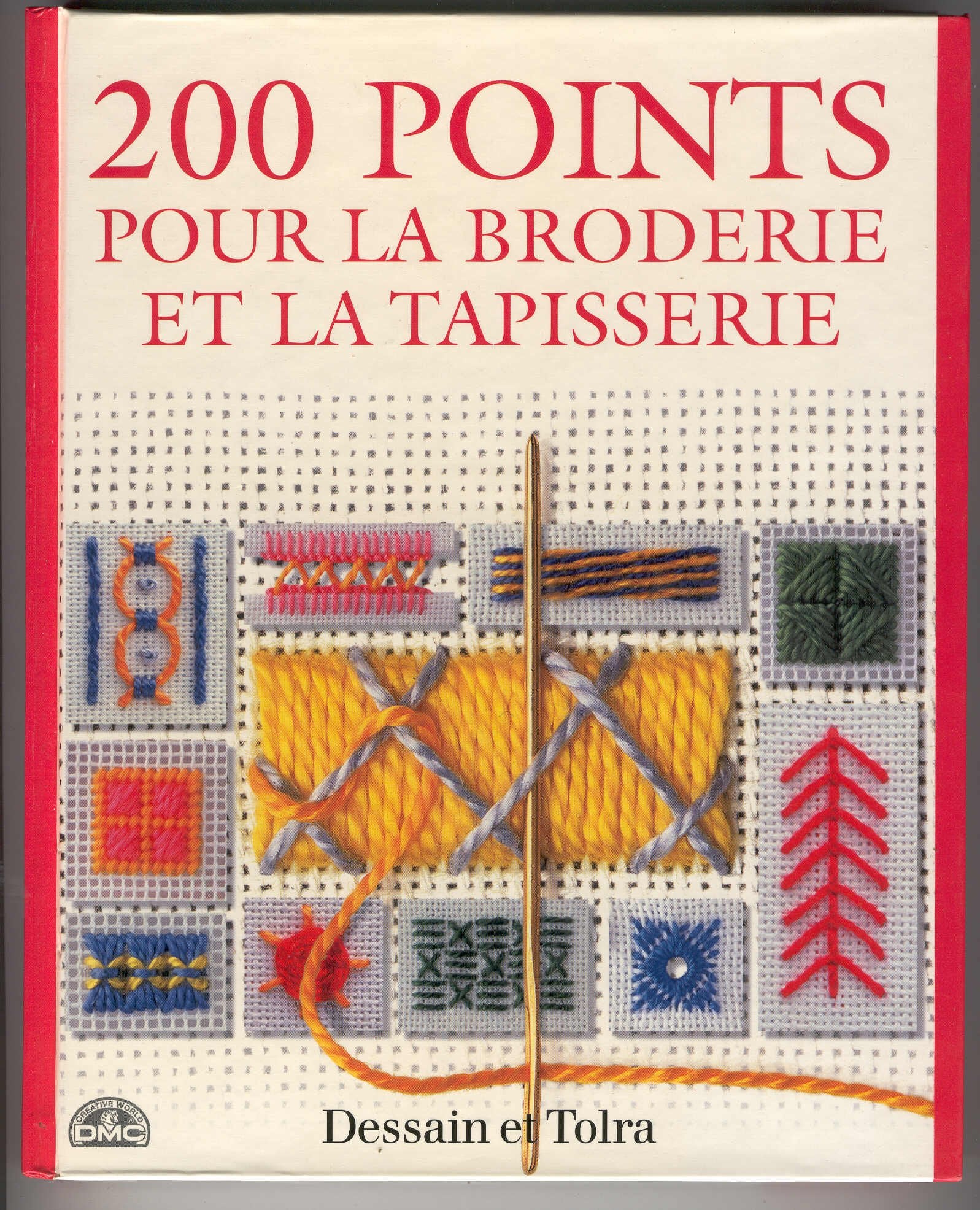200 points pour la broderie et la tapisserie book