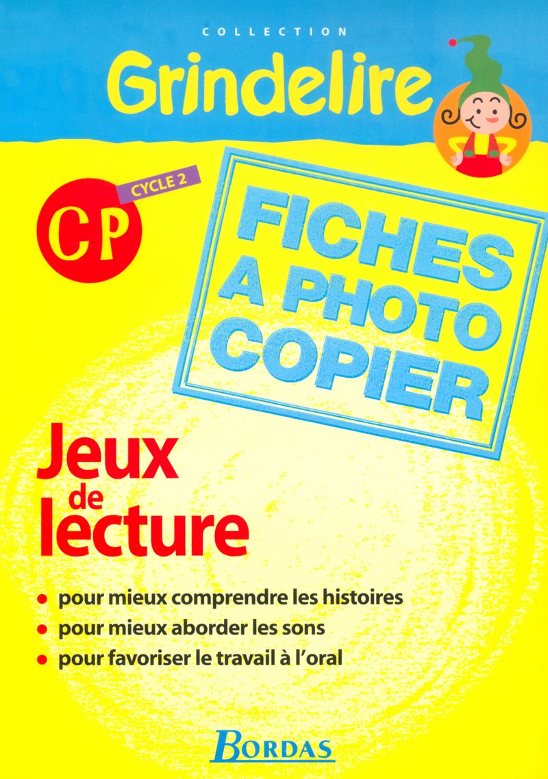 Grindelire CP • Jeux de lecture • Fiches à photocopier book