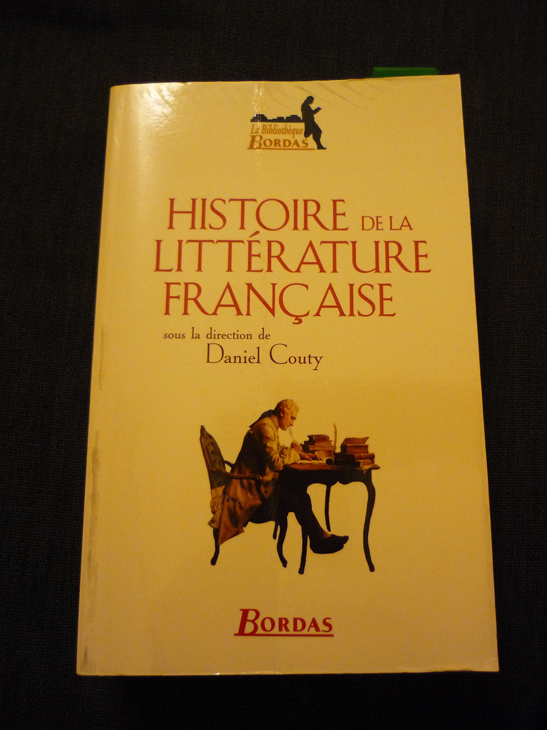 HISTOIRE DE LA LITTERATURE FRANCAISE COUTY Contemporary literature
