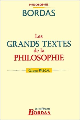 Product Image: Les grands textes de la philosophie