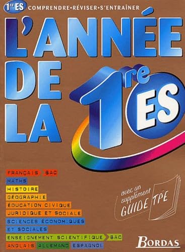 L'AD LA 1ERE ES (ancienne édition) book