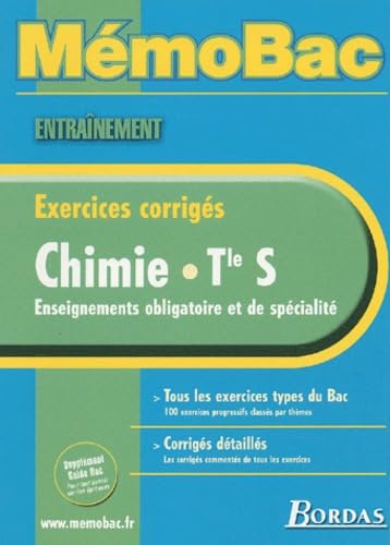 MEMO ENTRAINEMENT CHIMIE TERM S (Ancienne Edition) book