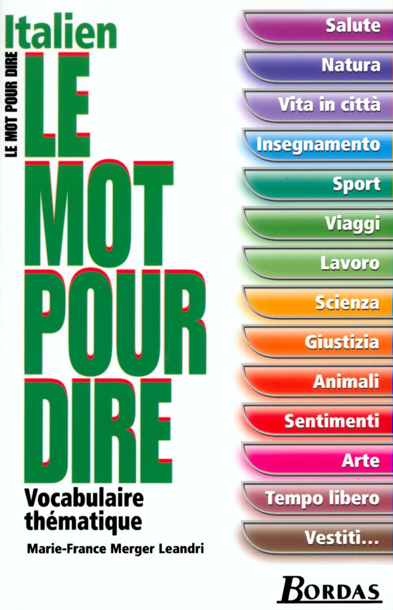 Le Mot pour dire Italien Non-fiction