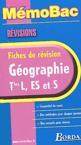 MEMO REVISION GEOGRAPHIE TERM. (Ancienne Edition) book