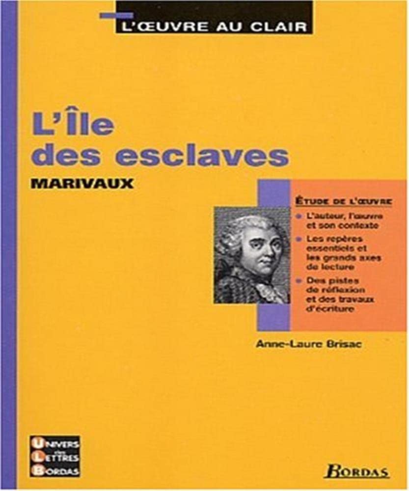 L'Ile des esclaves, Marivaux Books
