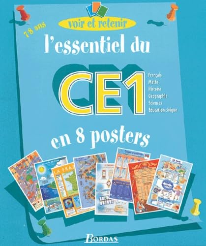 Voir et retenir l'essentiel du CE1 en 8 posters Books