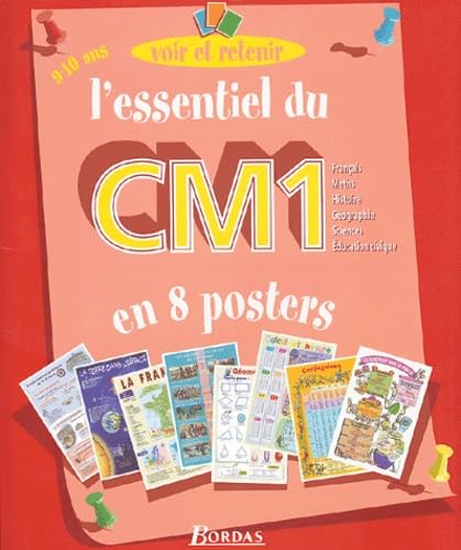 L'essentiel du CM1 en 8 posters book