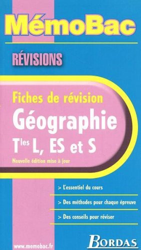 Géographie Tle L-ES-S: Fiches de révisions Books