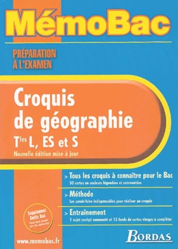 MEMO PREPA.EXAM CROQUIS GEOGRAPHIE (Ancienne Edition) book
