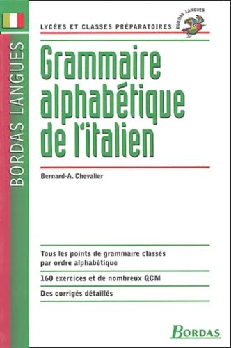 Grammaire alphabétique : Italien book