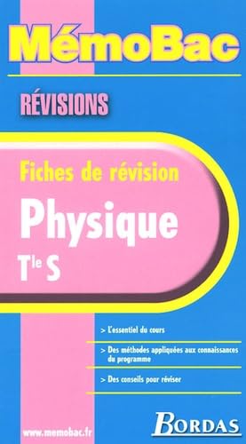 MEMO REVISIONS PHYSIQUE TERM S (Ancienne Edition) book