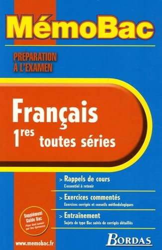 Français 1res toutes séries: Préparation à l'examen Books