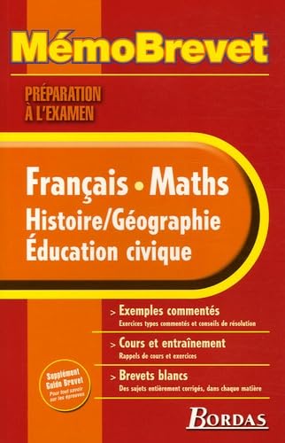 MEMO SPECIAL BREVET TTES MATIERES NP2005 (Ancienne Edition) book