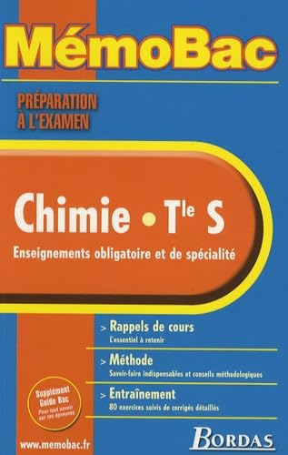 MEMOBAC CHIMIE TERM S (Ancienne Edition) book