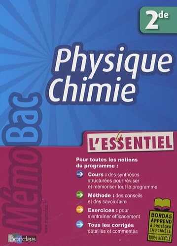 Physique Chimie 2e: L'essentiel book