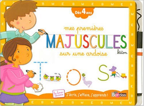 Mes premières Majuscules bâton sur une ardoise: Dès 4 ans book