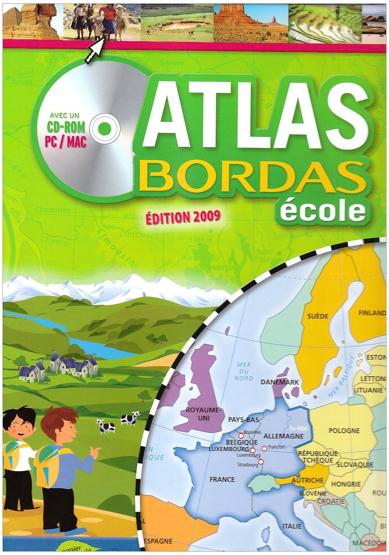 ATLAS BORDAS ECOLE + CD book