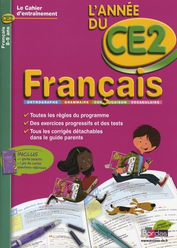 CAHIER DE L'ANNEE DE - FRANCAIS CE2 - (Ancienne édition) book