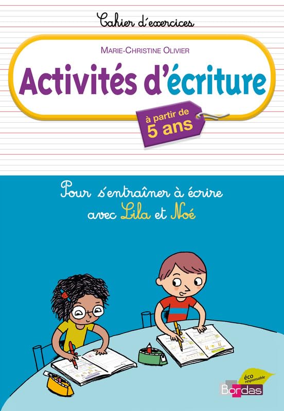 Activités d'écriture avec Lila et Noé book