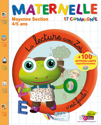 Maternelle moyenne section, 4-5 ans : la lecture avec Zoé Books