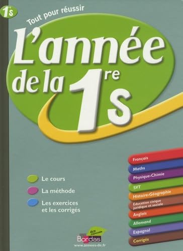 L'année de la 1e S Books